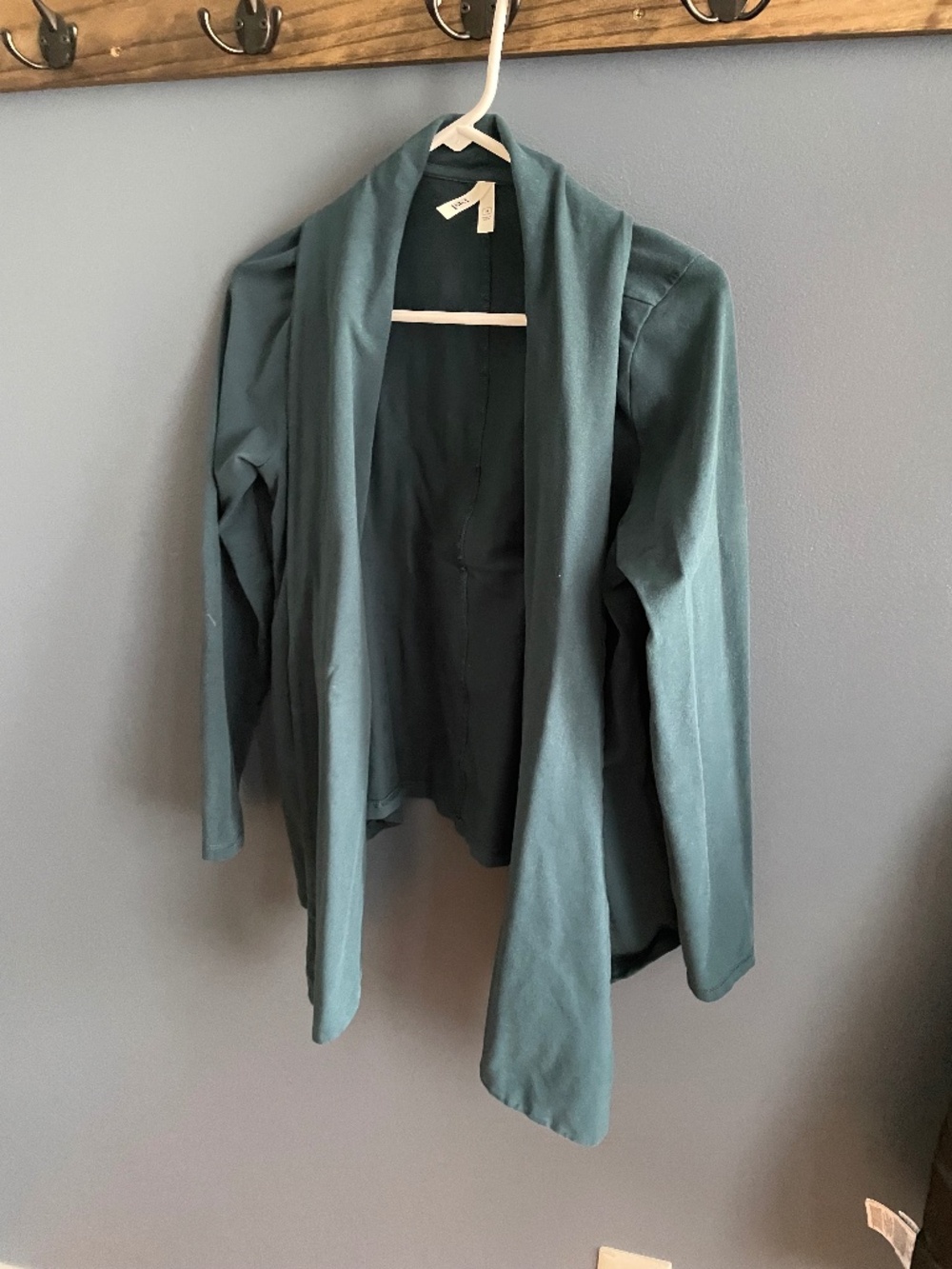 Pact teal cardigan